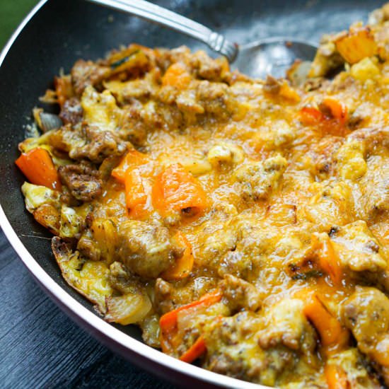 Keto Breakfast Skillet Casserole