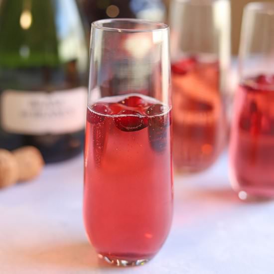 Cranberry mimosa