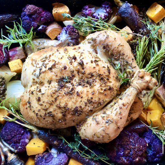 Roasted Chicken & Fall Vegetables