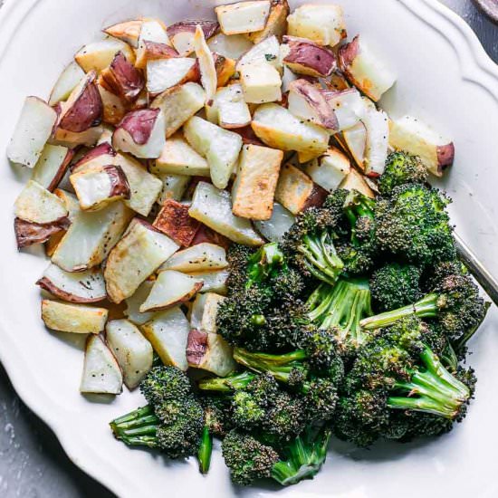 Roasted Broccoli and Potatoes