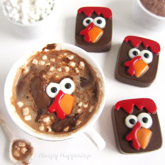 Hot Chocolate Bomb Turkeys