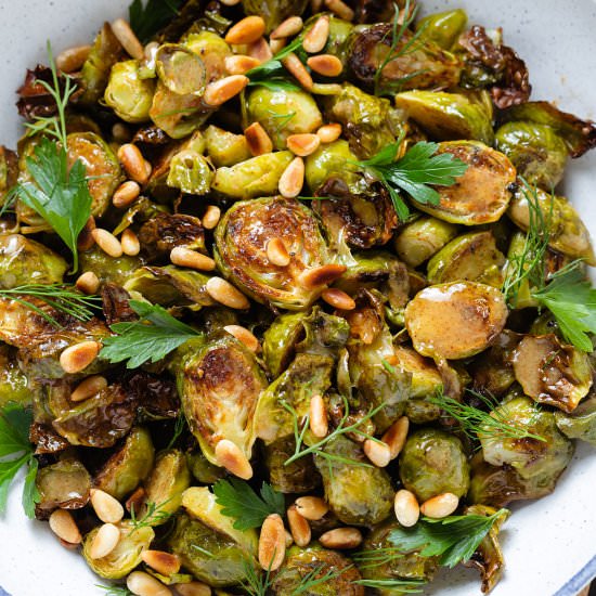 Maple Dijon Brussels Sprouts