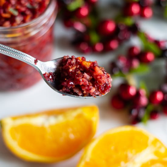 Fresh Cranberry-Orange Relish