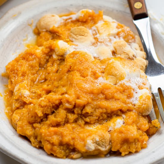 Marshmallow Sweet Potato Casserole