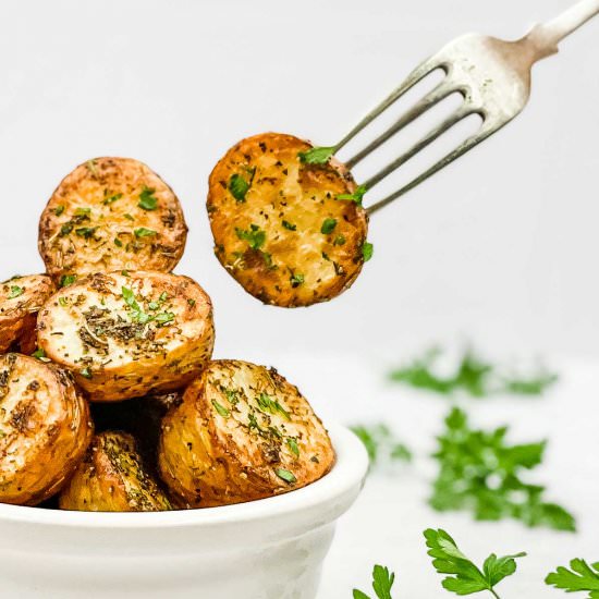 Air fryer baby potatoes