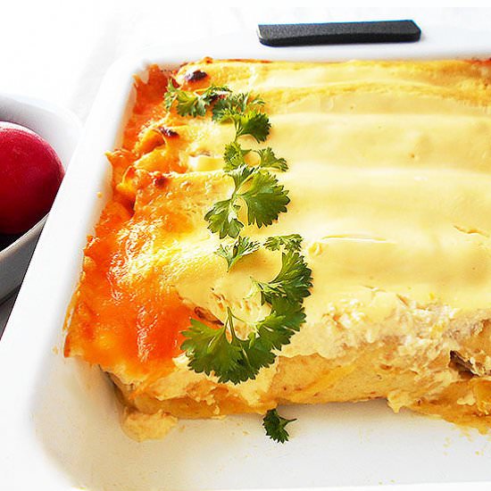 Rotisserie Chicken Enchiladas
