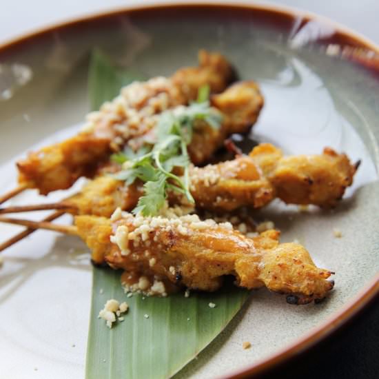 Tamarind Teriyaki Chicken Skewers