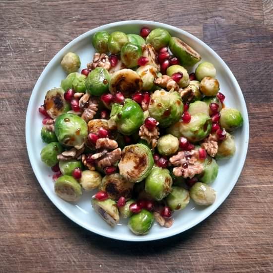 Brussels Sprouts & pomegranat