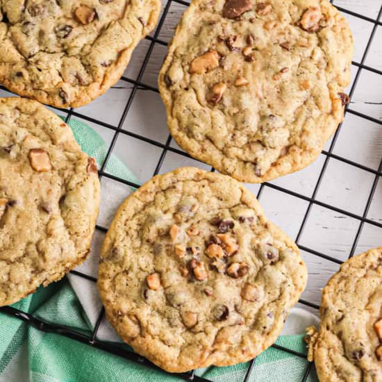 Toffee Cookies With Chocolate Chips