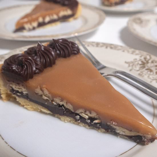 Chocolate Caramel Pecan Tart