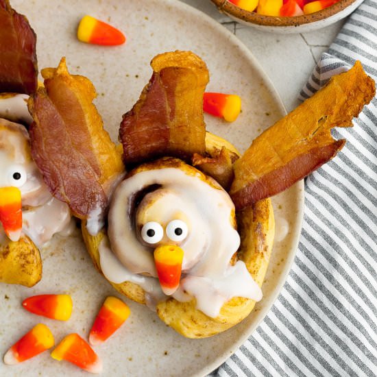 Cinnamon Roll Turkeys