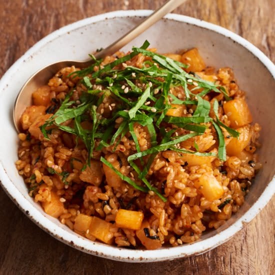 Radish Kimchi Fried Rice