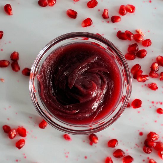 pomegranate curd
