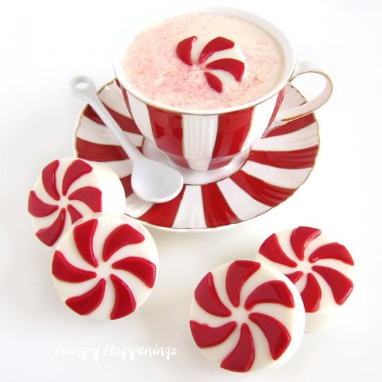 Peppermint Hot Chocolate Bombs