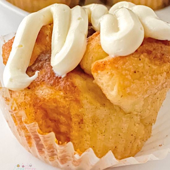 Pumpkin monkey bread muffins