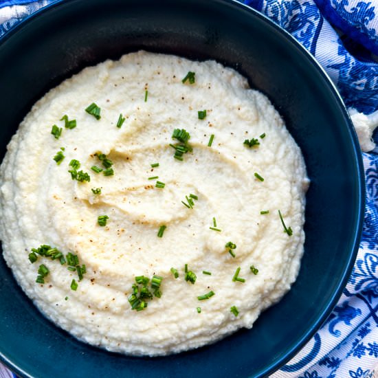 Healthy Cauliflower Mashed Potatoes