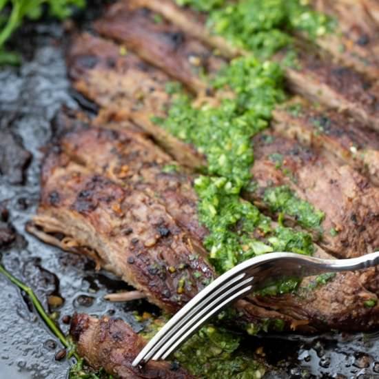 Chimichurri Flank Steak