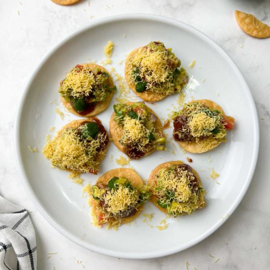 Avocado Papdi Chaat