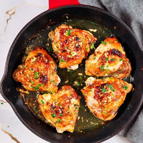 Garlic Butter Chicken Thighs