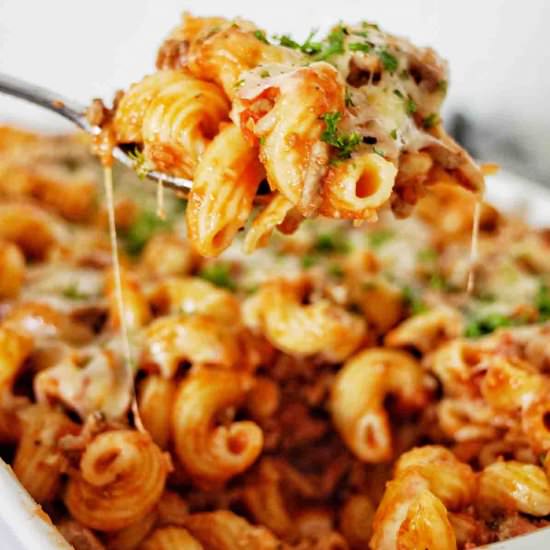 Baked Pasta Bolognese