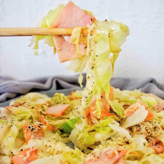 Fried Cabbage and Bacon