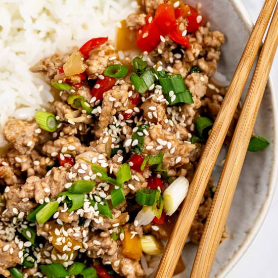 Ground Turkey Stir Fry