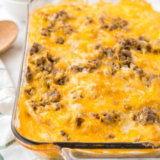 Tater Tot Breakfast Casserole