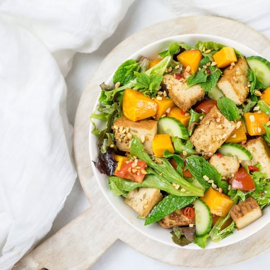 Peking Pumpkin Tofu Salad