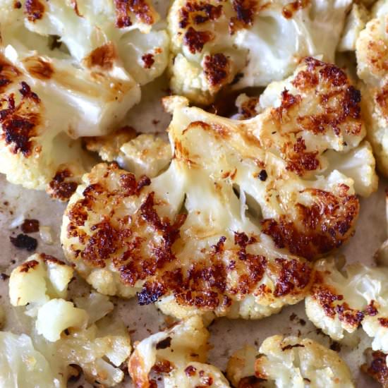 Crispy Smashed Cauliflower