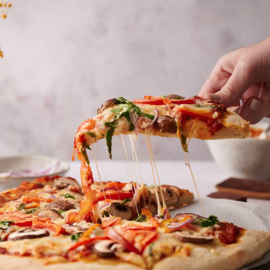 Vegetarian pizza