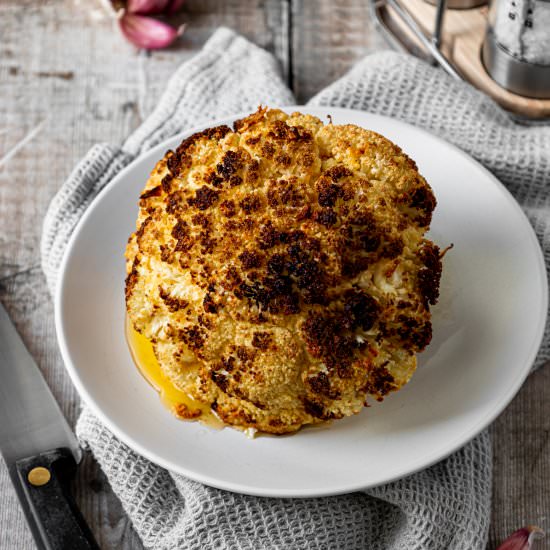 Whole Air Fried Cauliflower