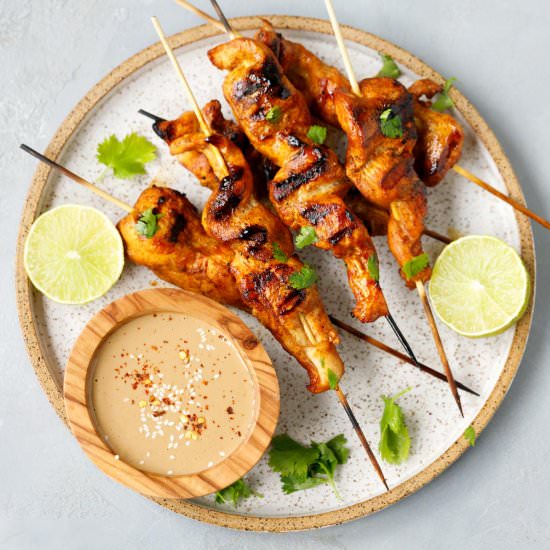 Chicken Satay Skewers