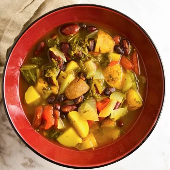 Kale and Bean Soup recipe