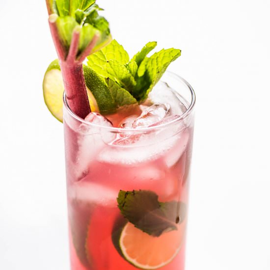 Rhubarb Mojito