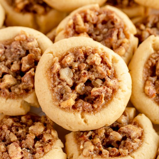 Pecan Pie Thumbprint Cookies
