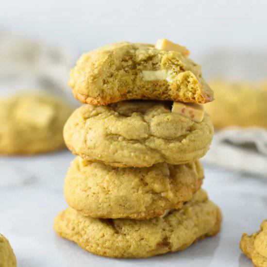 Chewy Peppermint Chunk Cookies