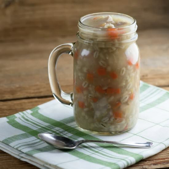 Leftover Turkey Soup!
