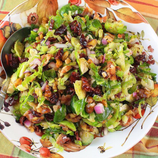 Shaved Brussels Sprouts Salad
