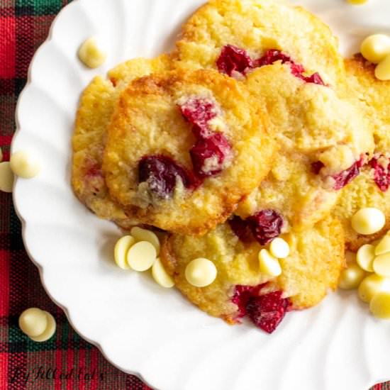 Keto White Chocolate Cookies