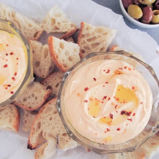 Quick Spicy Feta Dip Recipe