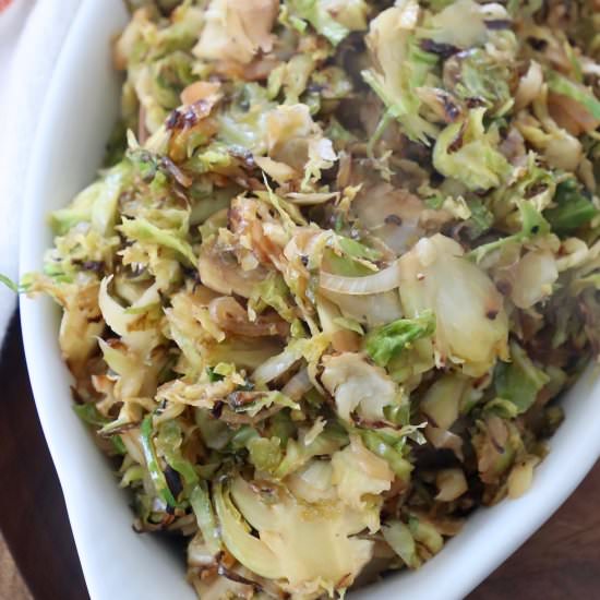 Shredded Brussels Sprouts