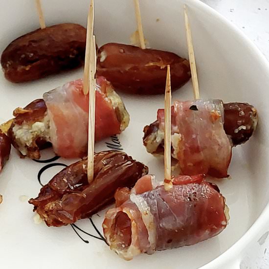 Dates with Herbed Cream Cheese