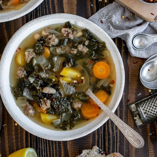 White Bean & Sausage Soup