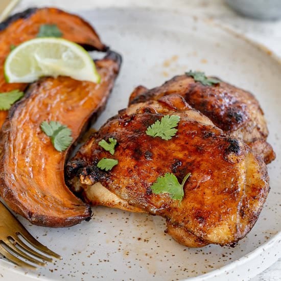 Honey Lime Chicken Thighs