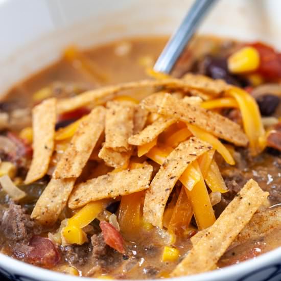 Creamy Taco Soup