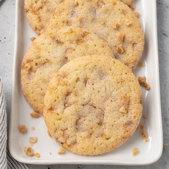 Butter Toffee Cookies