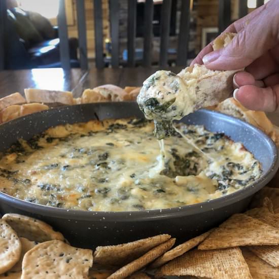 Cheesy Spinach Dip Recipe