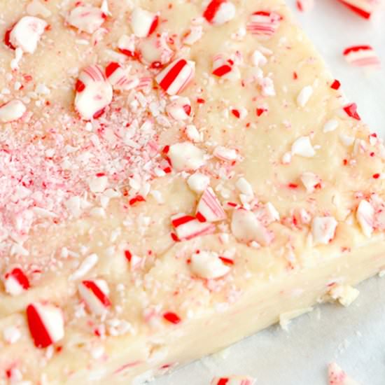 Festive Candy Cane Fudge