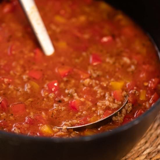 Stuffed Pepper Soup