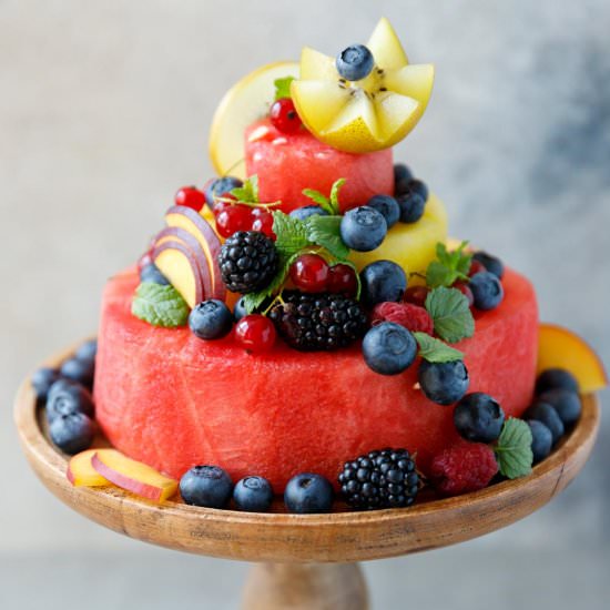 Watermelon Fruit Cake